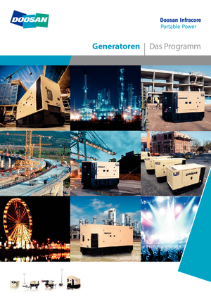 Dízel generátorok Doosan G60-IIIA 
