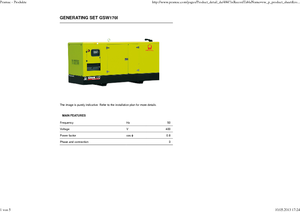 Dízel generátorok PRAMAC Lifter GSW 170 I