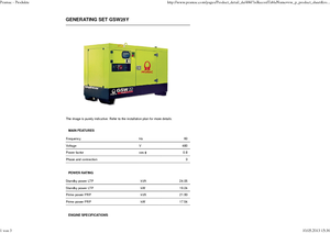 Dízel generátorok PRAMAC Lifter GSW 35 Y