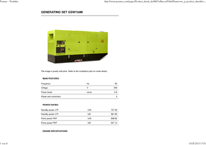 Dízel generátorok PRAMAC Lifter GSW 730 M