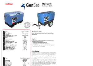 Dízel generátorok GenSet MGF 22 Y
