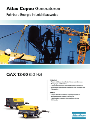 Dízel generátorok Atlas Copco QAX 30 Dd