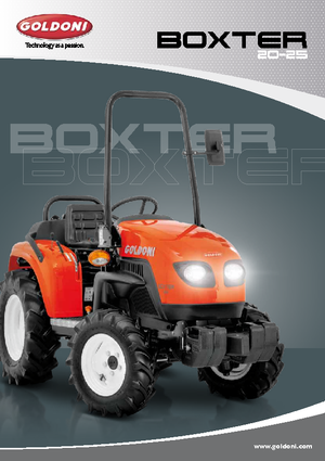 2WD traktorok Goldoni Boxter 25 Garten
