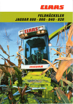 4WD silózók Claas Jaguar 860