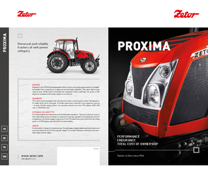 2WD traktorok Zetor Proxima 90 HR