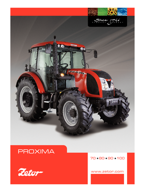 2WD traktorok Zetor Proxima 70 HR