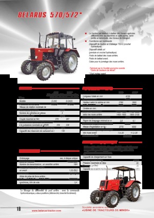 2WD traktorok Belarus 570