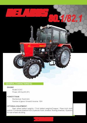 2WD traktorok Belarus 80.1