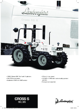 2WD traktorok Lamborghini Cross S 65