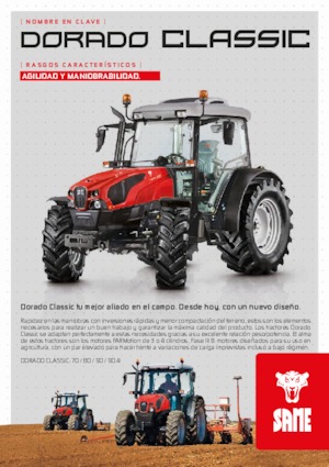 2WD traktorok SAME Dorado 90 Classic 