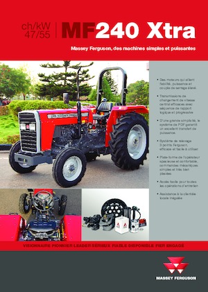 2WD traktorok Massey Ferguson MF 240 Xtra