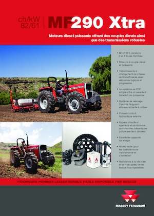 2WD traktorok Massey Ferguson MF 290 Xtra