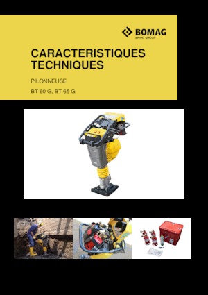 Benzines és dízel dönglők Bomag BT 65 G