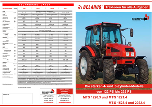 4WD traktorok Belarus 1220.3
