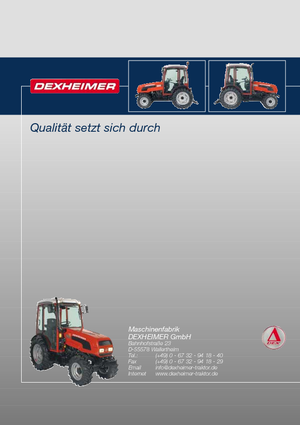 4WD traktorok Dexheimer 509 Si