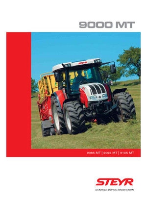 4WD traktorok Steyr 9085 MT Basis