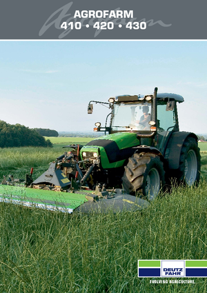 4WD traktorok DEUTZ-FAHR Agrofarm 420 TTV