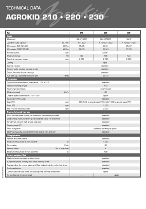 4WD traktorok DEUTZ-FAHR Agrokid 230 DT