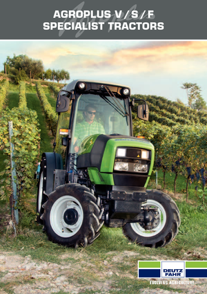 4WD traktorok DEUTZ-FAHR Agroplus F 320 GS DT