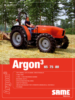 4WD traktorok SAME Argon ³ 65