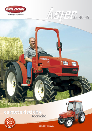4WD traktorok Goldoni Aster 40