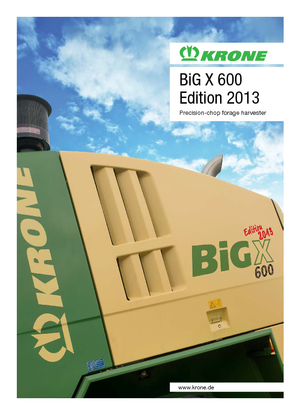 4WD silózók Krone BiG X 600