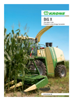 4WD silózók Krone BiG X 700