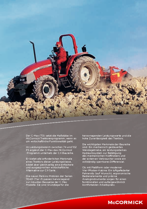 4WD traktorok McCormick C 110 Max