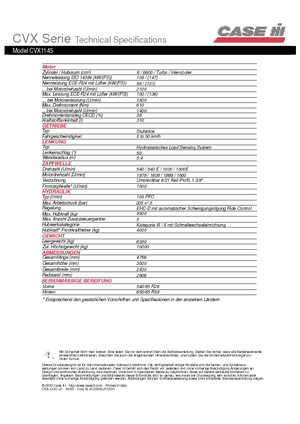 4WD traktorok Case IH CVX 1145 Profi