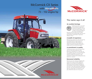 4WD traktorok McCormick CX 105