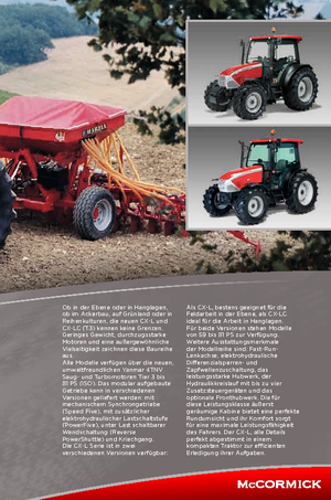 4WD traktorok McCormick CX 85 LC