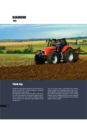 4WD traktorok SAME Diamond 265