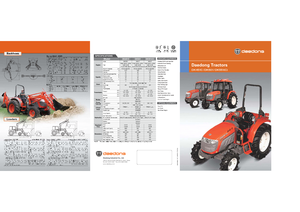 4WD traktorok Kioti DK 551