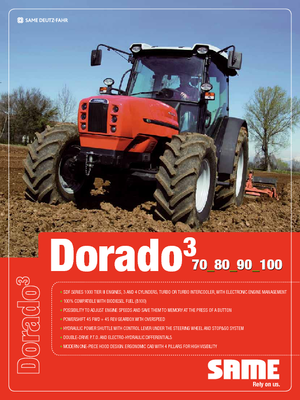 4WD traktorok SAME Dorado 70 DT A