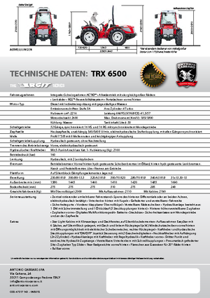 4WD traktorok Carraro Ergit TRX 6500