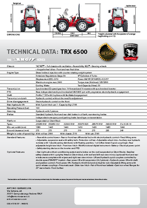 4WD traktorok Carraro Ergit TRX 6500