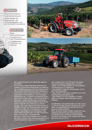 4WD traktorok McCormick F 100 GE