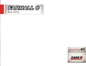 4WD traktorok Case IH Farmall 85 C Komfort