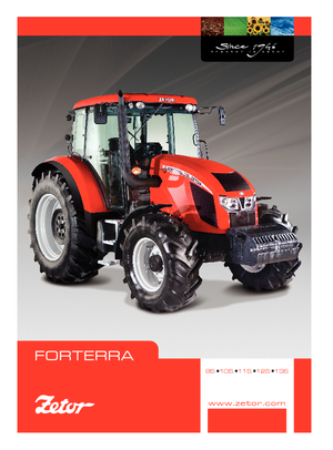 4WD traktorok Zetor Forterra 140 HD