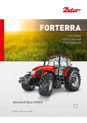 4WD traktorok Zetor Forterra 140 HD