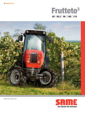 4WD traktorok SAME Frutteto³ 110 GS DT