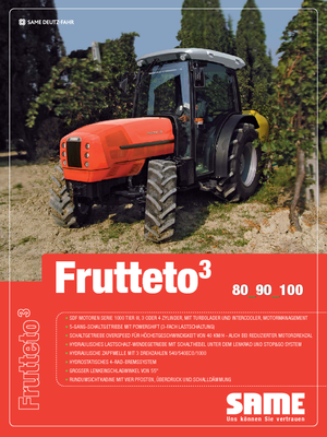 4WD traktorok SAME Frutteto³ 100 GS DT
