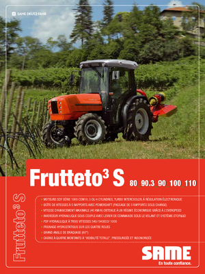 4WD traktorok SAME Frutteto³ S 90.3 GS DT