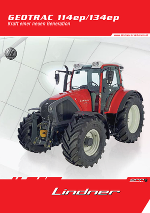 4WD traktorok Lindner Geotrac 114 ep