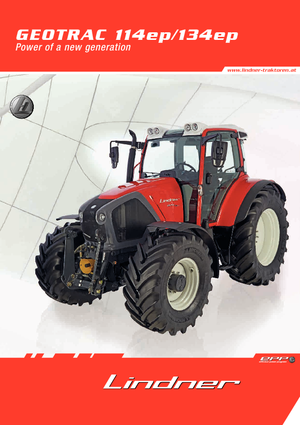 4WD traktorok Lindner Geotrac 114 ep
