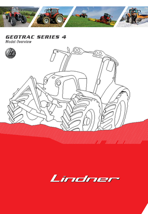 4WD traktorok Lindner Geotrac 84