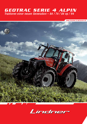 4WD traktorok Lindner Geotrac 84 ep