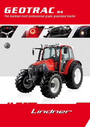 4WD traktorok Lindner Geotrac 94