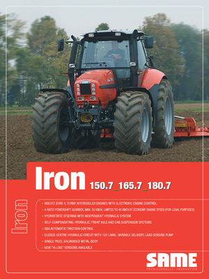 4WD traktorok SAME Iron 180.7 Hi-Line