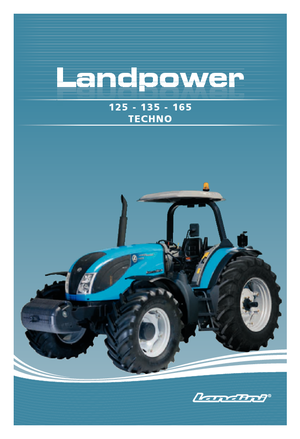 4WD traktorok Landini Landpower 165 Techno